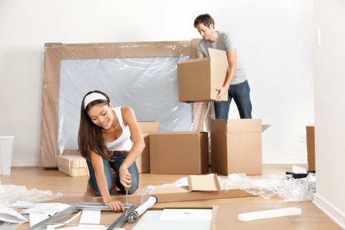 Staff member checking safe storage conditions in a warehouse