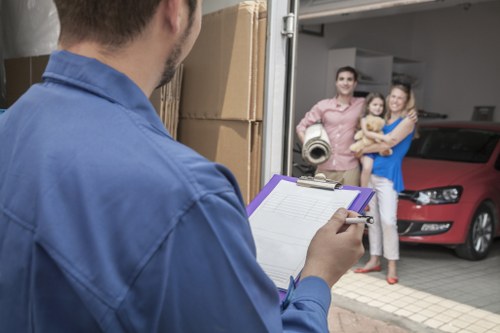 Low-carbon van used for local storage collections and deliveries